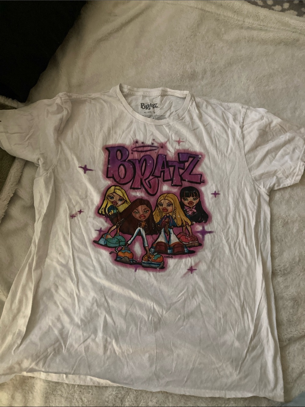 Girls Graphic Tee - White